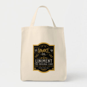 Cowboy Wild West Snake olie Tote Bag