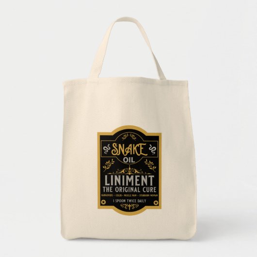 Cowboy Wild West Snake olie Tote Bag (Voorkant)
