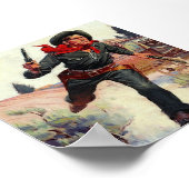 Cowboy Wild West Vintage Poster (Hoek)