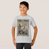 Cowboy Wild West Weekly Hoesje Boy T-Shir T-shirt (Voorkant volledig)