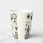 Cowboy Wild Western Eerste Rodeo Eerste Verjaardag Papieren Bekers (Rechts)