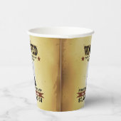 Cowboy wilde Poster verjaardag Papieren Bekers (Rechts)