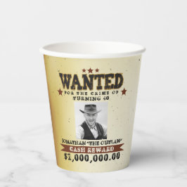 Cowboy wilde Poster verjaardag Papieren Bekers