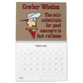 Cowboy Wisdom Kalender (Feb 2026)