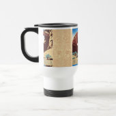 Cowboy Woestijn Vintage Western Paarden Reisbeker (Links)