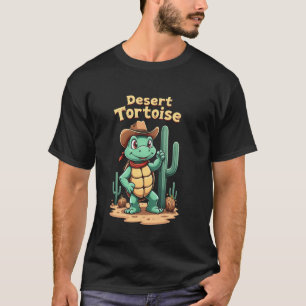Cowboy Woestijnschildpad - Grappige Cowboy Schildp T-shirt