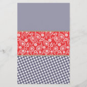 Cowboy Woordzoek Baby Shower Spel Flyer (Achterkant)