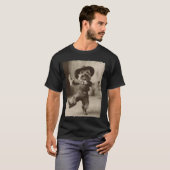 Cowboy Yorkshire Terrier T-shirt (Voorkant volledig)