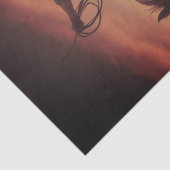 Cowboy zegent Western Man Bronco Horse Tissuepapier (Detail)