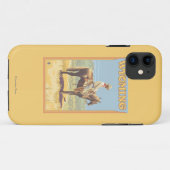 Cowboy (Zijaanzicht)Wyoming Case-Mate iPhone Case (Achterkant (horizontaal))
