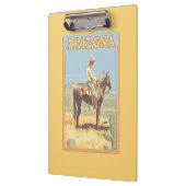 Cowboy (zijdelings Uitzicht) Arizona Klembord (Links)