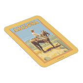 Cowboy (zijdelings Uitzicht) Arizona Magneet (Rechterzijde)