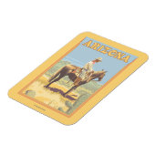Cowboy (zijdelings Uitzicht) Arizona Magneet (Linkerzijde)