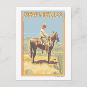 Cowboy (zijdelings Uitzicht) Nieuw Mexico Briefkaart