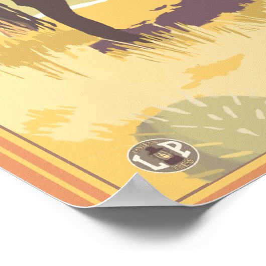 Cowboy (zijdelings Uitzicht) Nieuw Mexico Poster (Hoek)