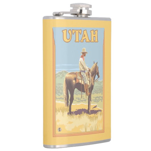 Cowboy (zijdelings Uitzicht)Utah Heupfles (Rechts)