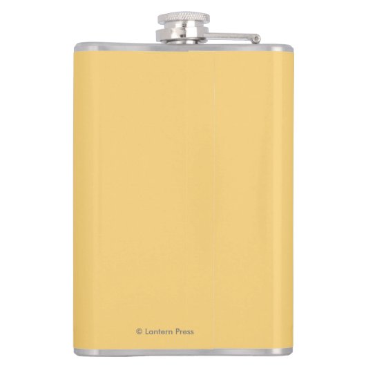 Cowboy (zijdelings Uitzicht)Utah Heupfles (Achterkant)