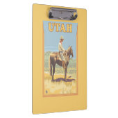 Cowboy (zijdelings Uitzicht)Utah Klembord (Rechts)
