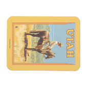 Cowboy (zijdelings Uitzicht)Utah Magneet (Horizontaal)