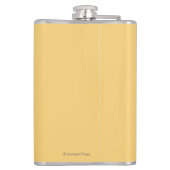 Cowboy (zijdelings Uitzicht) Wyoming Heupfles (Achterkant)