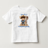 Cowboy zoals mijn vader Schattigee Pony Kinder Shirts (Voorkant)