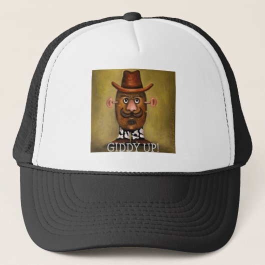 cowboyaardappel trucker pet (Voorkant)