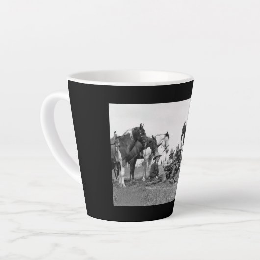 cowboybaan latte mok (Linkerhoek)