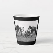 cowboybaan latte mok (Voorkant)