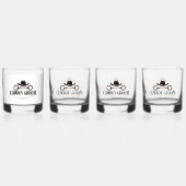 cowboybroek whisky glas (Achterkant)