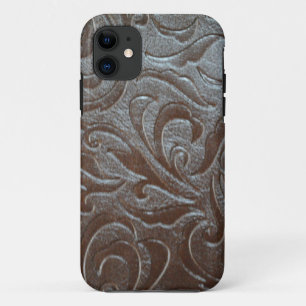 Cowboybruin western landlederpatroon Case-Mate iPhone case