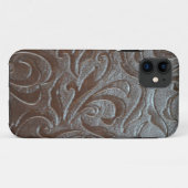 Cowboybruin western landlederpatroon Case-Mate iPhone case (Achterkant (horizontaal))