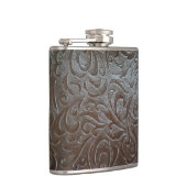 Cowboybruin western landlederpatroon heupfles (Rechts)