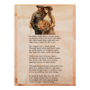 Cowboydroom Perfect Poster