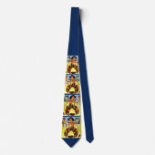  cowboydruk stropdas (Voorkant)