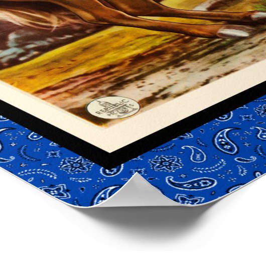 cowboyfilm onder de Westerne Stars Poste Poster (Hoek)