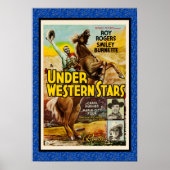 cowboyfilm onder de Westerne Stars Poste Poster (Voorkant)