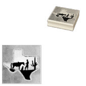 COWBOYGEZELLEN RUBBERSTEMPEL (Gestempeld)
