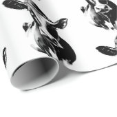 Cowboyhoed Cow Western Farm Ranch Stijl Cadeaupapier (Rol Hoek)