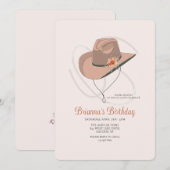 Cowboyhoed Kaart (Voorkant / Achterkant)