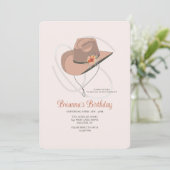 Cowboyhoed Kaart (Staand voorkant)