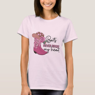 Cowboyhoed Laarzen Laten we gaan Meisjes Westerse  T-shirt