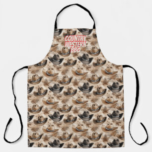 Cowboyhoeden Country Western BBQ Schort