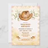 Cowboyhoeden uitnodiging (Voorkant)