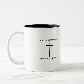Cowboyin' voor Christus mok
