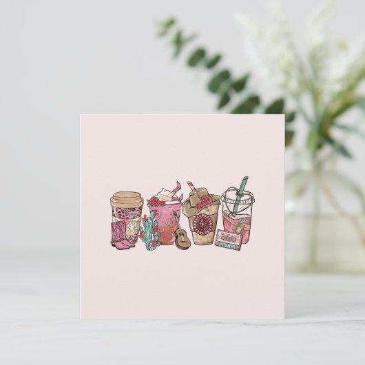 cowboykoffietijd (Staand voorkant)