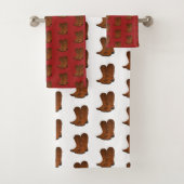  cowboylaarzen bad handdoek (Insitu)