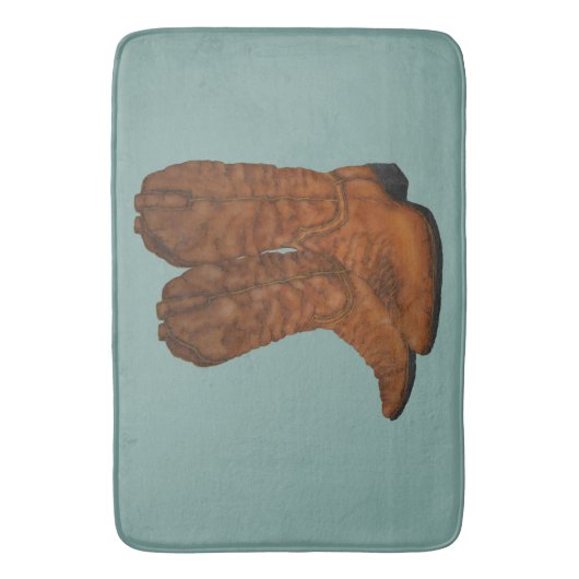  cowboylaarzen badmat (Voorkant Verticaal)