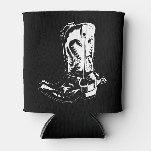 Cowboylaarzen Blikjeskoeler (Voorkant)