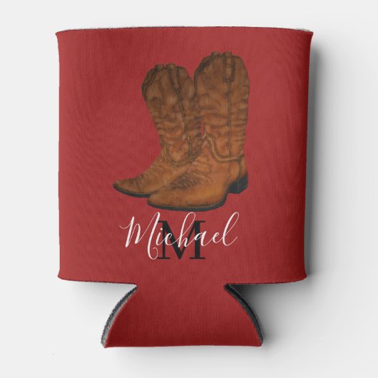  cowboylaarzen blikjeskoeler (Voorkant)