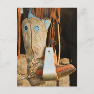 Cowboylaarzen Briefkaart